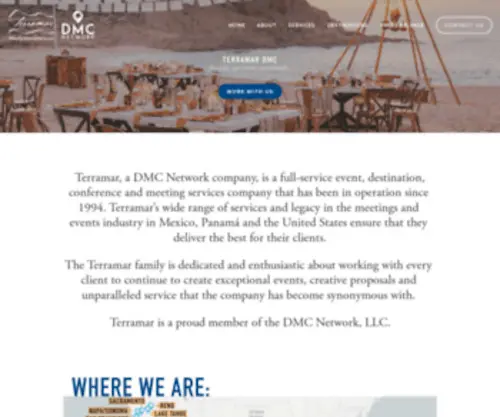 Terramardestinations.com(TERRAMAR DMC) Screenshot