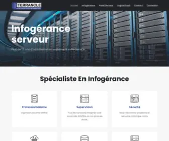 Terrancle.fr(Infogérance Serveur) Screenshot