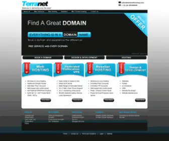 Terranethosting.com(Website Designing and Development) Screenshot