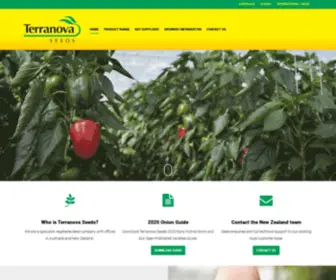 Terranovaseeds.co.nz(Supplying Commercial Growers with Vegetable Seeds) Screenshot