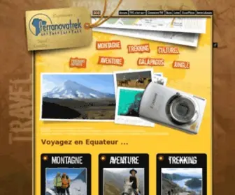 Terranovatrek.com(Andes d équateur) Screenshot