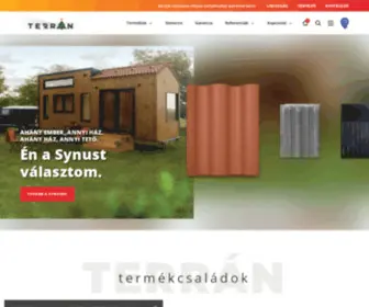 Terranteto.hu(Prémium kategóriás beton tetőcserepek) Screenshot