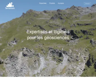 Terranum.ch(Accueil) Screenshot