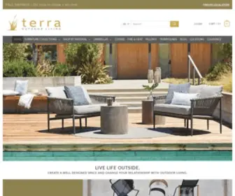 Terrapatio.com(Contemporary Outdoor Patio Furniture) Screenshot