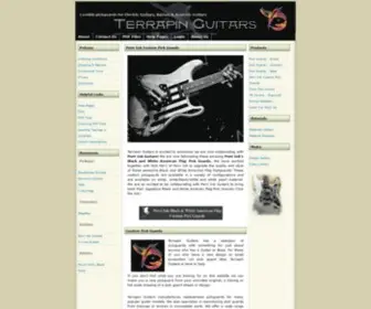 Terrapinguitars.com(Custom Pick Guards) Screenshot