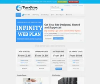 Terraprimehosting.co.uk(Great value UK Web Hosting) Screenshot