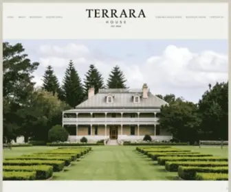 Terrarahouse.com(TERRARA HOUSE) Screenshot