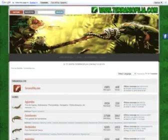 Terrariofilia.com(Foro de Reptiles) Screenshot