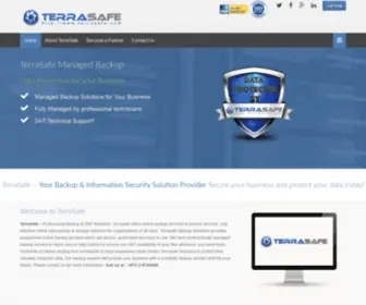 Terrasafe.com(Backup & Information Security) Screenshot