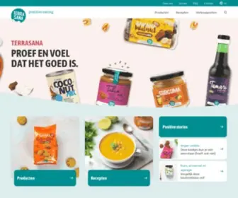 Terrasana.nl(Biologisch eten en duurzame producten) Screenshot