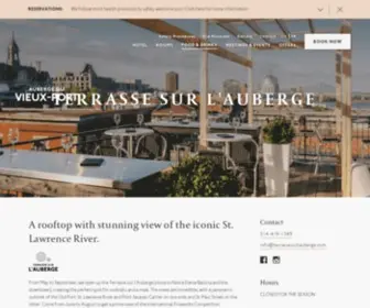 Terrassesurlauberge.com(Terrasse sur l'Auberge) Screenshot