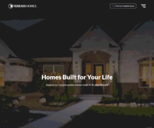 Terratahomes.com(New Build Luxury Homes) Screenshot