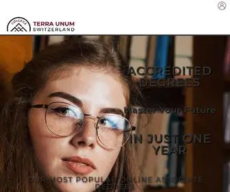 Terraunum.ch(Terra Unum Online College) Screenshot