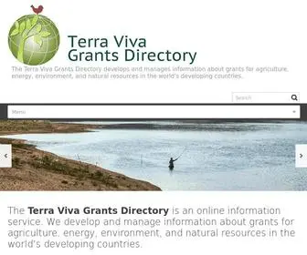 Terravivagrants.org(The Terra Viva Grants Directory) Screenshot