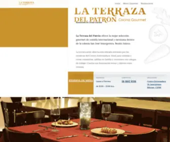 Terrazadelpatron.com(Restaurante) Screenshot