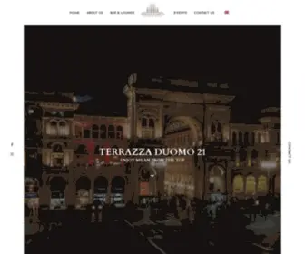 Terrazzaduomo21.it(Terrazza Duomo 21) Screenshot