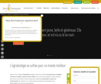 Terre-Humanisme.org(Cultivons l'Agroécologie) Screenshot