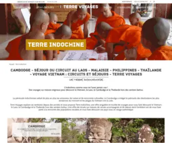 Terre-Indochine.com(Voyage) Screenshot