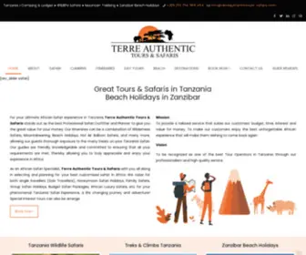 Terreauthentictours-Safaris.com(Tanzania Wildlife Safaris) Screenshot