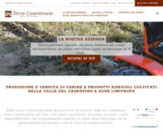 Terrecasentinesi.it(Produzione e Vendita Prodotti agricoli del Casentino) Screenshot