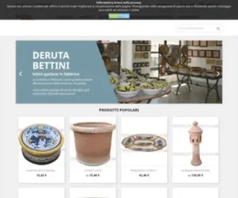 Terrecottederuta.com(Deruta Ceramica Maiolica Terracotta Artistica Originale Fatto a Mano) Screenshot