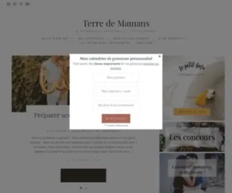 Terredemamans.com(Terre de Mamans) Screenshot