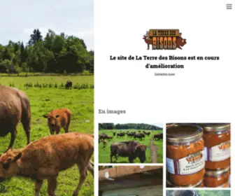 Terredesbisons.com(La Terre des Bisons) Screenshot