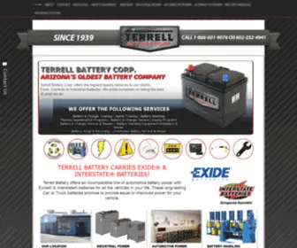 Terrellbattery.com(Terrell Battery) Screenshot