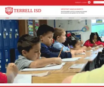 Terrellisd.org(Terrell ISD) Screenshot