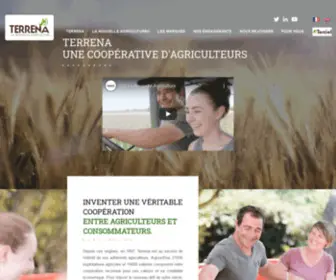 Terrena.fr(La Nouvelle Agriculture) Screenshot