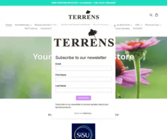 Terrenswellnesscentre.ca(Terrens Wellness Centre) Screenshot