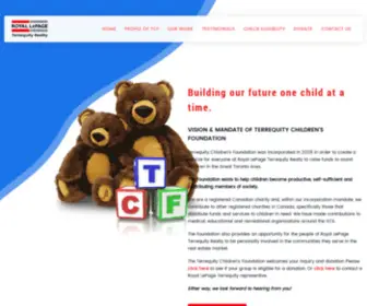 Terrequitychildrensfoundation.com(Terrequity Childrens Foundation) Screenshot