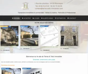 Terres-Toits-Immobilier.com(Terres & Toits Immobilier) Screenshot