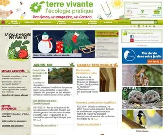 Terrevivante.org(L'écologie pratique) Screenshot