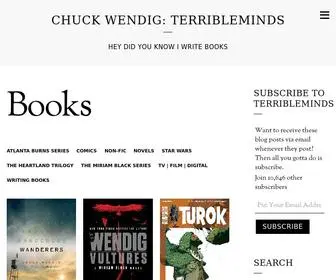 Terribleminds.com(Hey Did You Know I Write Books) Screenshot
