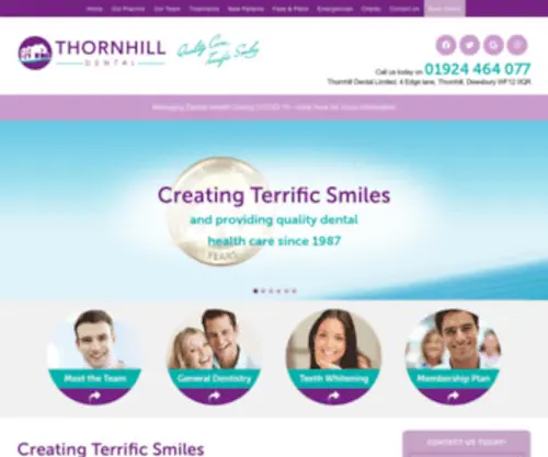 Terrificsmiles.co.uk(Dentist Dewsbury) Screenshot