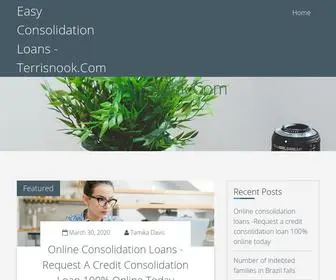 Terrisnook.com(Easy Consolidation Loans) Screenshot