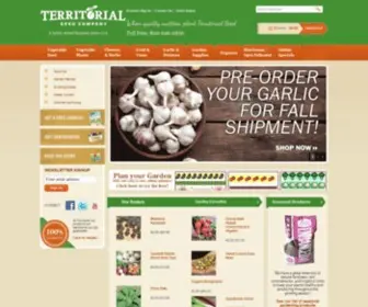 Territorial-Seed.com(Territorial Seed Company) Screenshot