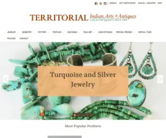 Territorialindianarts.com(Territorial Indian Arts Gallery) Screenshot