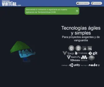Territoriovirtual.com(Bienvenido a Experience) Screenshot