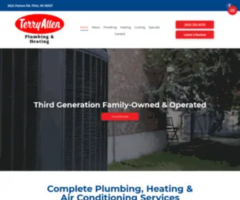 Terryallenco.com(Terry Allen Plumbing & Heating Co Inc) Screenshot