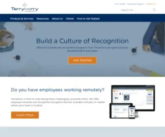 Terryberry.com(Employee recognition programs) Screenshot