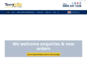 Terrylifts.co.uk(Platform, Step & Mobility Lifts for Domestic & Public Access Use) Screenshot