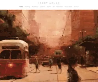 Terrymiura.com(Terry Miura Fine Art) Screenshot