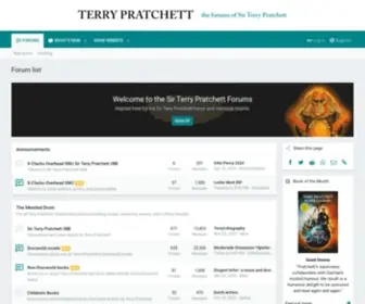 Terrypratchettforums.com(The Forums of Sir Terry Pratchett OBE) Screenshot