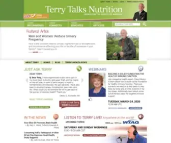 Terrytalksnutrition.com(Terry Talks Nutrition) Screenshot