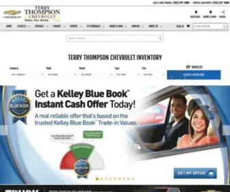 Terrythompsonchevrolet.com(Terry Thompson) Screenshot