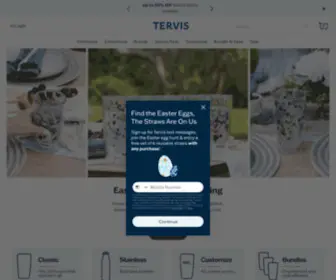 Tervis.com(Reusable Insulated Stainless Steel Tumblers and Water Bottles) Screenshot