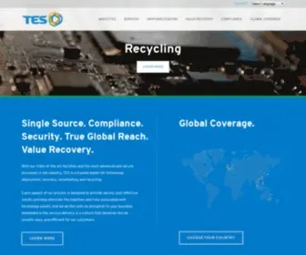 Tes-AMM.com(TES offers four integrated pillars of services) Screenshot