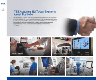 Tes-Tec.com(TES Touch Embedded Solutions (Xiamen)) Screenshot